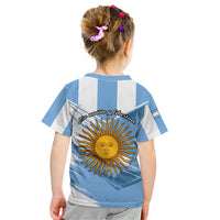 Argentina Kid T Shirt La Argentina Sol De Mayo Sport Style - Wonder Print Shop