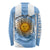 Argentina Long Sleeve Shirt La Argentina Sol De Mayo Sport Style LT01