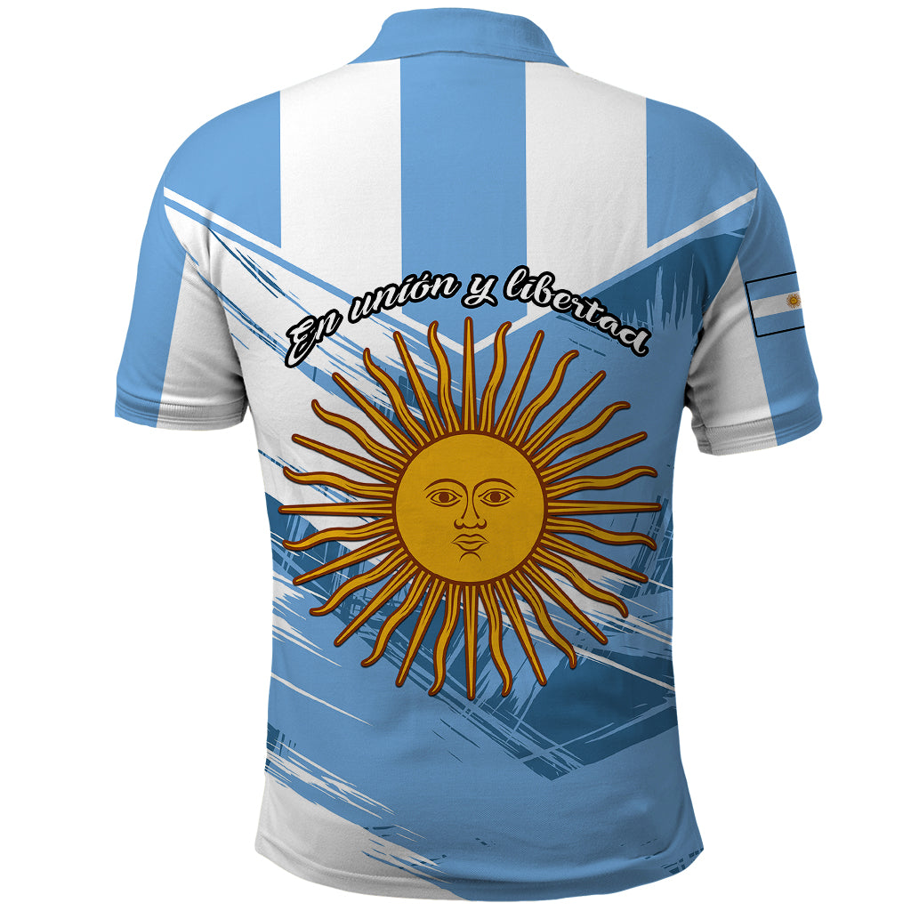 Argentina Polo Shirt La Argentina Sol De Mayo Sport Style - Wonder Print Shop