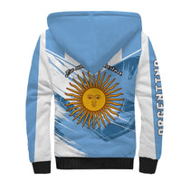 Argentina Sherpa Hoodie La Argentina Sol De Mayo Sport Style - Wonder Print Shop