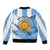 Argentina Sleeve Zip Bomber Jacket La Argentina Sol De Mayo Sport Style - Wonder Print Shop