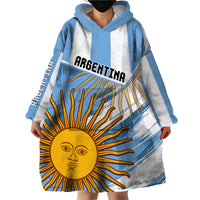 Argentina Wearable Blanket Hoodie La Argentina Sol De Mayo Sport Style - Wonder Print Shop