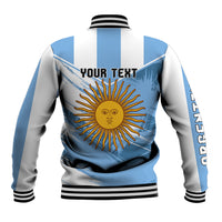 Custom Argentina Baseball Jacket La Argentina Sol De Mayo Sport Style - Wonder Print Shop