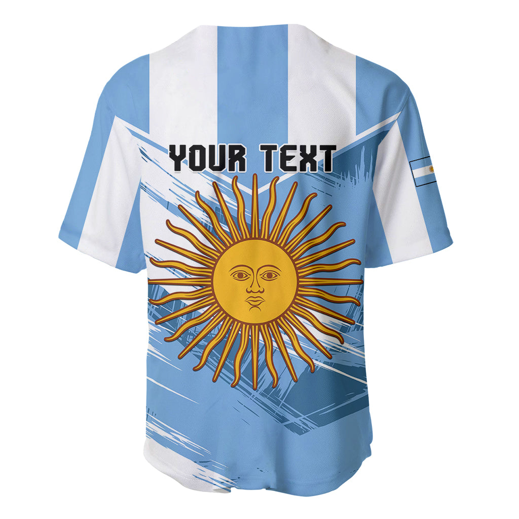 Custom Argentina Baseball Jersey La Argentina Sol De Mayo Sport Style - Wonder Print Shop
