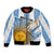 Custom Argentina Bomber Jacket La Argentina Sol De Mayo Sport Style - Wonder Print Shop