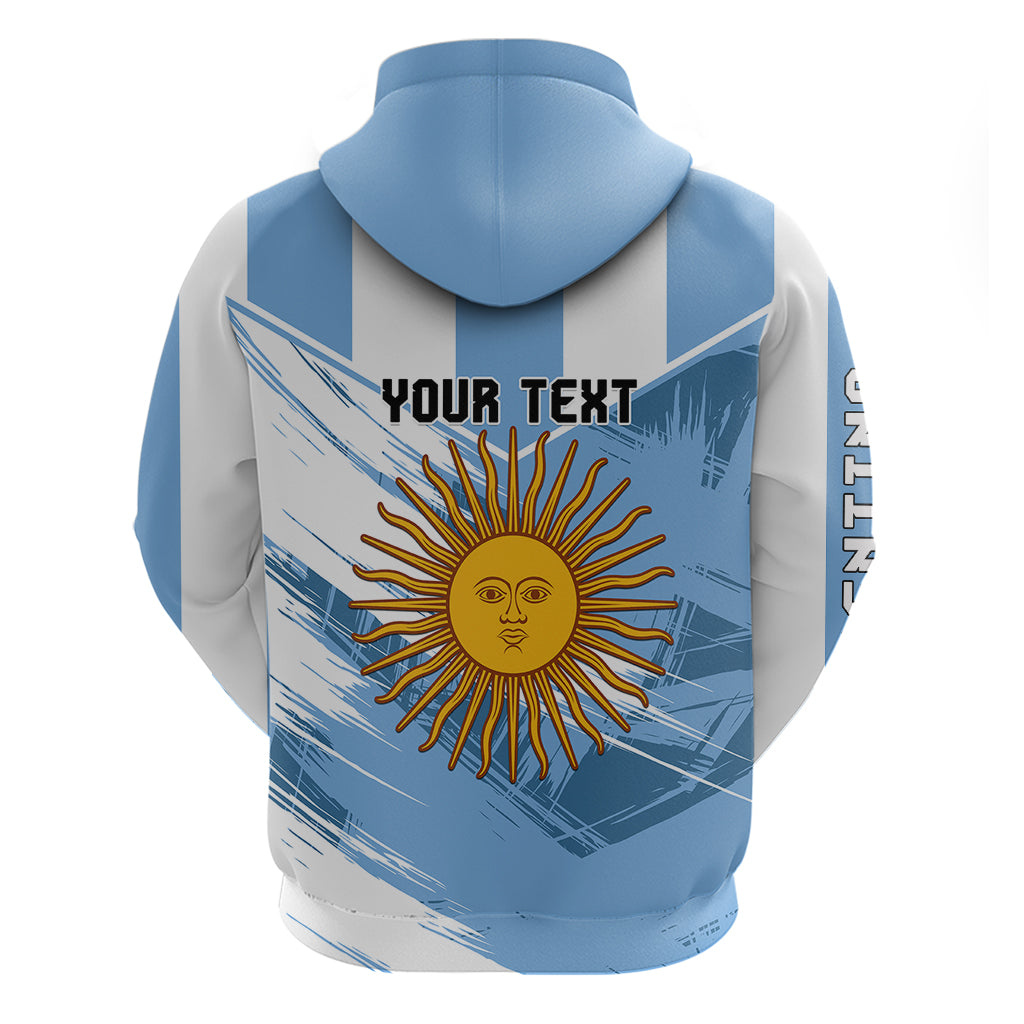 Custom Argentina Hoodie La Argentina Sol De Mayo Sport Style - Wonder Print Shop