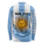 Custom Argentina Long Sleeve Shirt La Argentina Sol De Mayo Sport Style LT01
