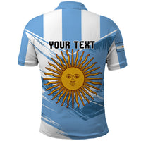 Custom Argentina Polo Shirt La Argentina Sol De Mayo Sport Style - Wonder Print Shop