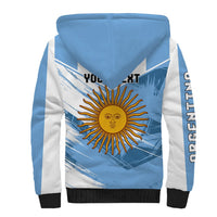 Custom Argentina Sherpa Hoodie La Argentina Sol De Mayo Sport Style - Wonder Print Shop