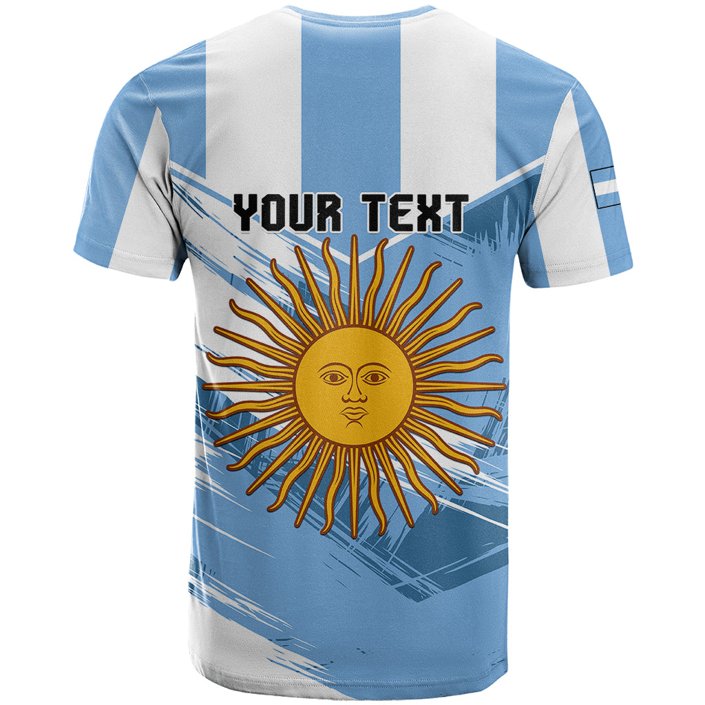 Custom Argentina T Shirt La Argentina Sol De Mayo Sport Style - Wonder Print Shop