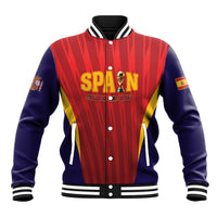 Custom Spain 2026 World Football Baseball Jacket Vamos La Roja