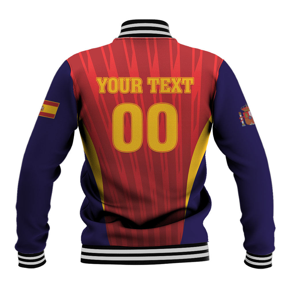 Custom Spain 2026 World Football Baseball Jacket Vamos La Roja