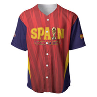 Custom Spain 2026 World Football Baseball Jersey Vamos La Roja