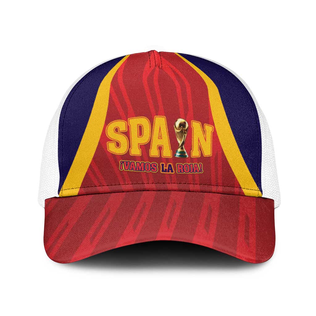 Spain 2026 World Football Baseball Net Cap Vamos La Roja