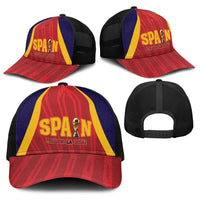 Spain 2026 World Football Baseball Net Cap Vamos La Roja