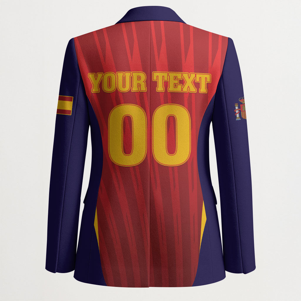 Custom Spain 2026 World Football Blazer Vamos La Roja