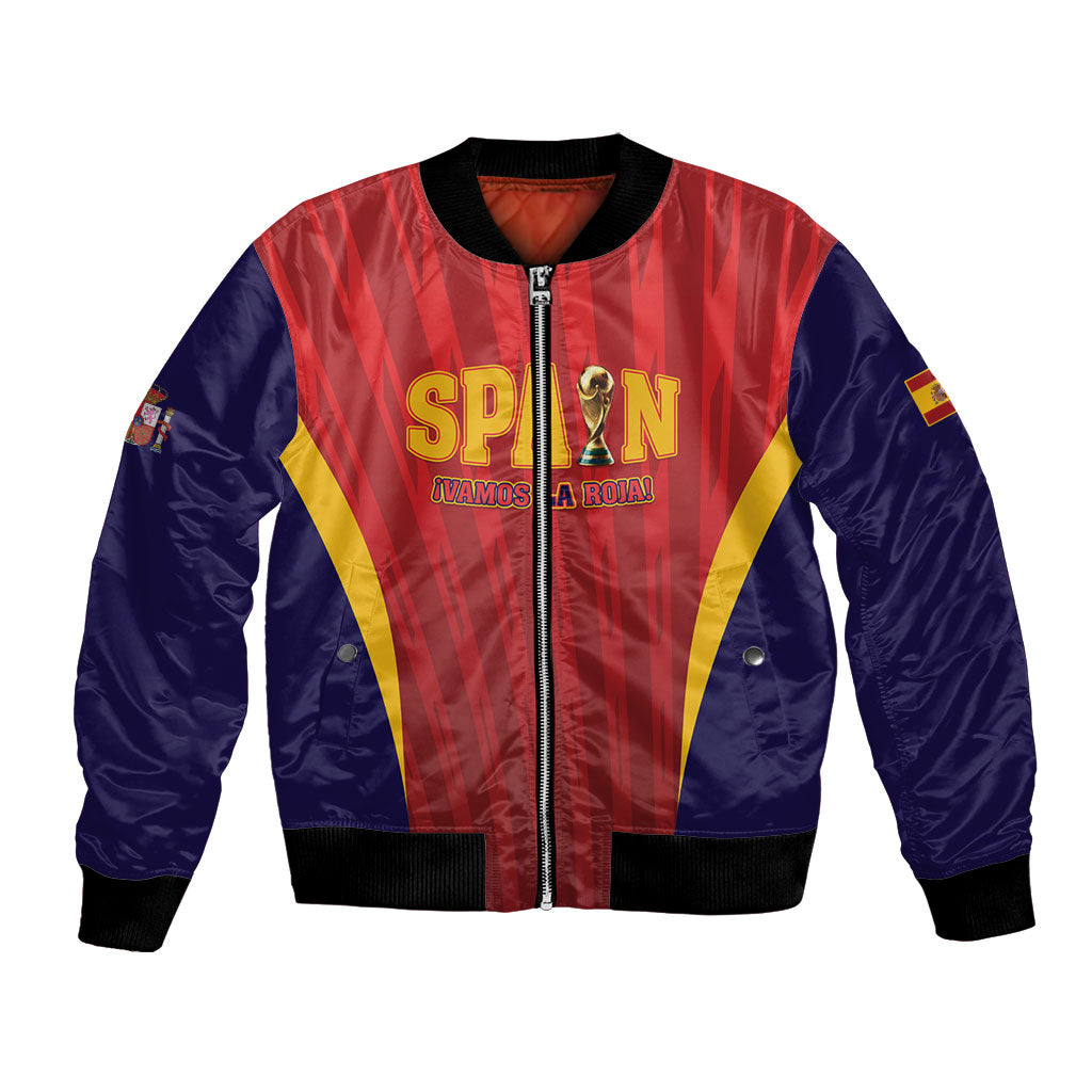 Custom Spain 2026 World Football Bomber Jacket Vamos La Roja