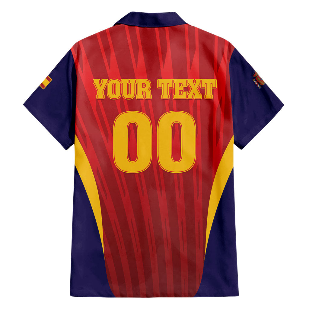 Custom Spain 2026 World Football Hawaiian Shirt Vamos La Roja