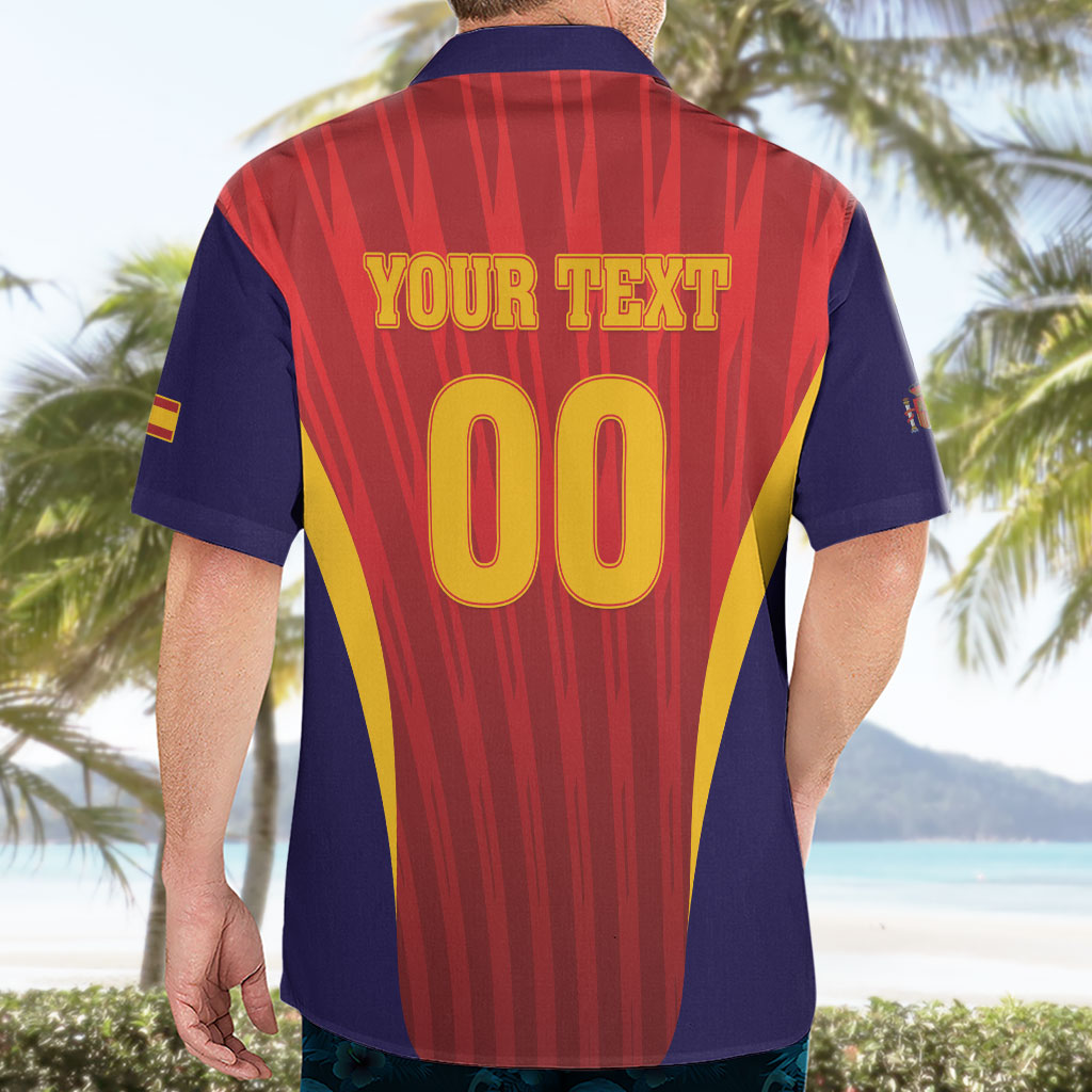 Custom Spain 2026 World Football Hawaiian Shirt Vamos La Roja