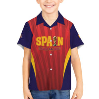 Custom Spain 2026 World Football Hawaiian Shirt Vamos La Roja