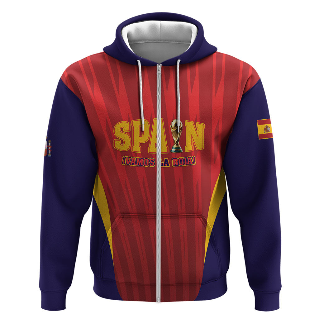 Custom Spain 2026 World Football Hoodie Vamos La Roja