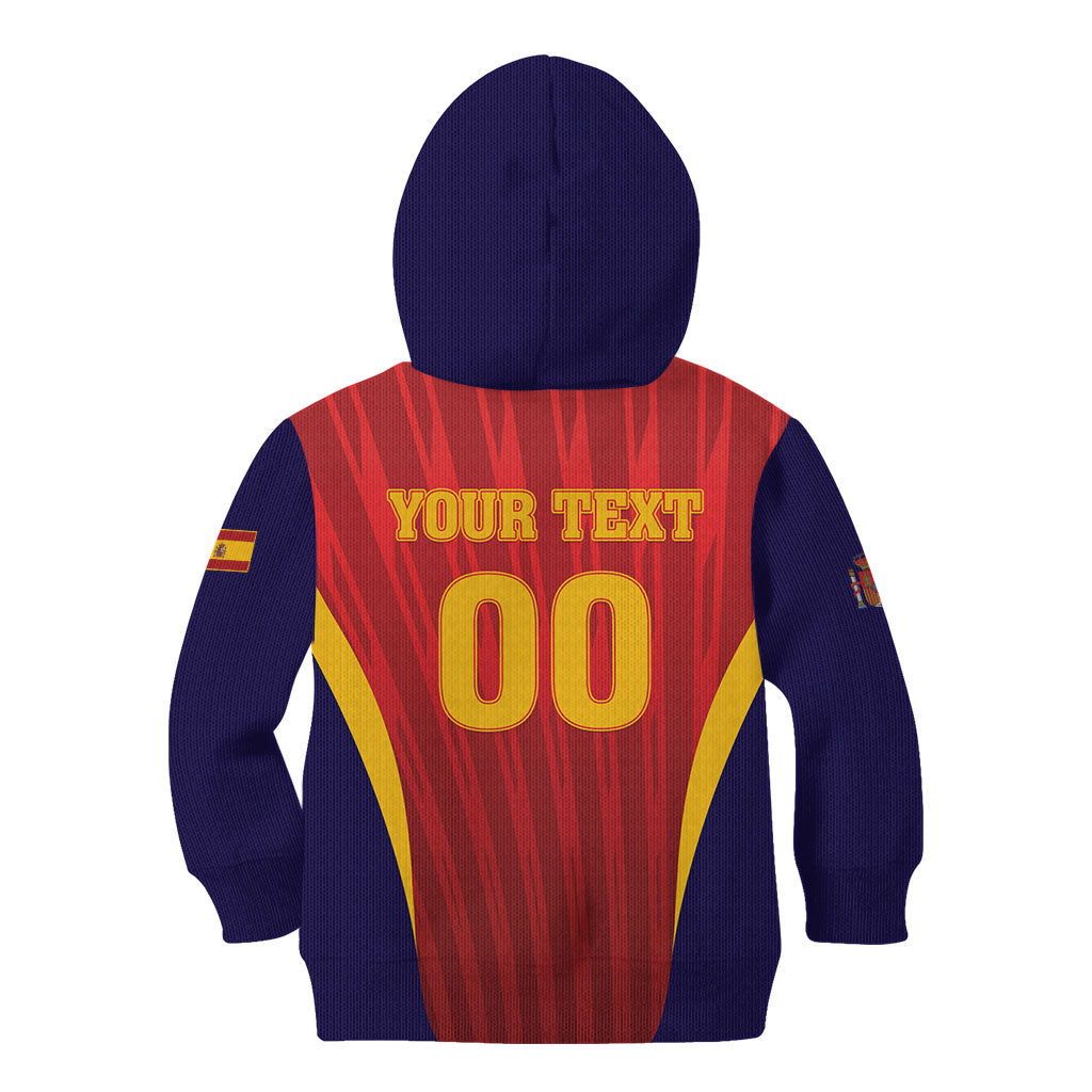 Custom Spain 2026 World Football Kid Hoodie Vamos La Roja