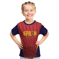 Custom Spain 2026 World Football Kid T Shirt Vamos La Roja