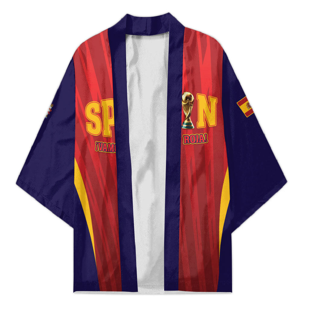 Custom Spain 2026 World Football Kimono Vamos La Roja