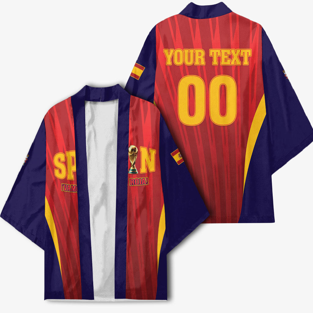 Custom Spain 2026 World Football Kimono Vamos La Roja