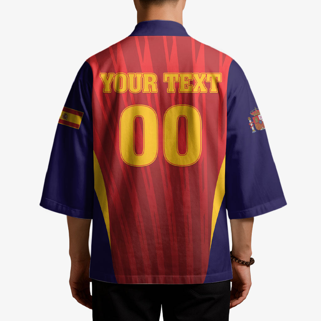 Custom Spain 2026 World Football Kimono Vamos La Roja