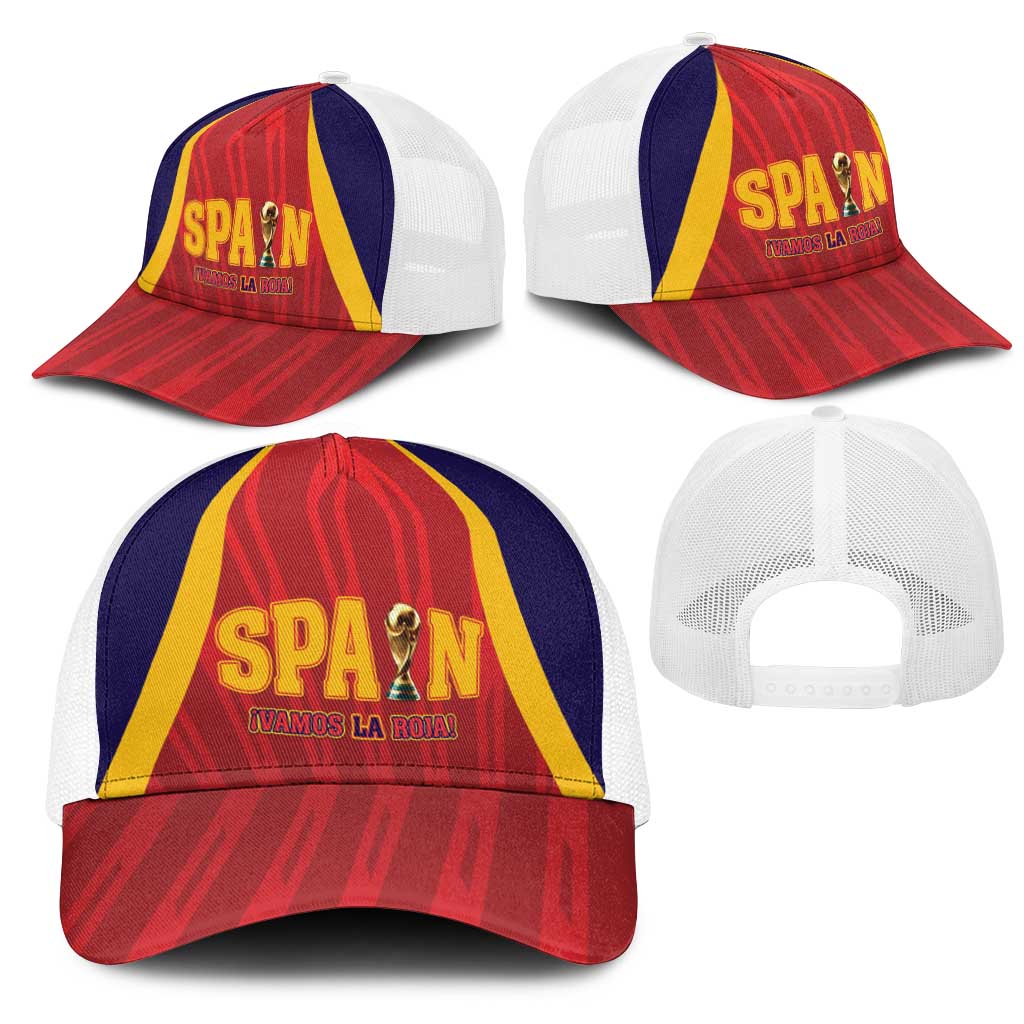 Spain 2026 World Football Mesh Trucker Cap Vamos La Roja