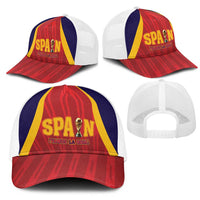 Spain 2026 World Football Mesh Trucker Cap Vamos La Roja