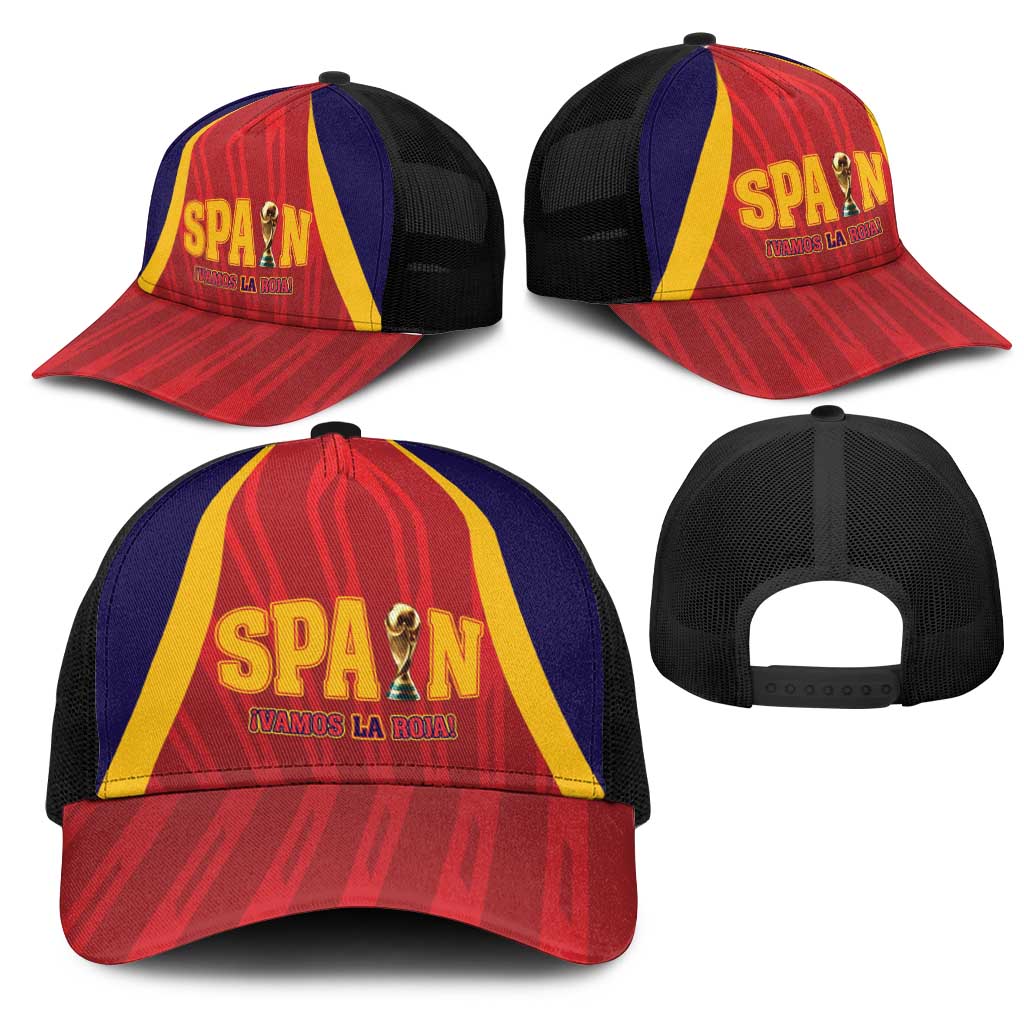 Spain 2026 World Football Mesh Trucker Cap Vamos La Roja