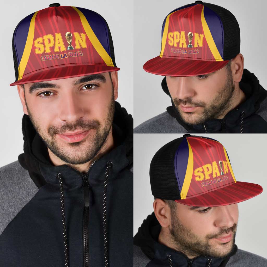 Spain 2026 World Football Mesh Trucker Cap Vamos La Roja