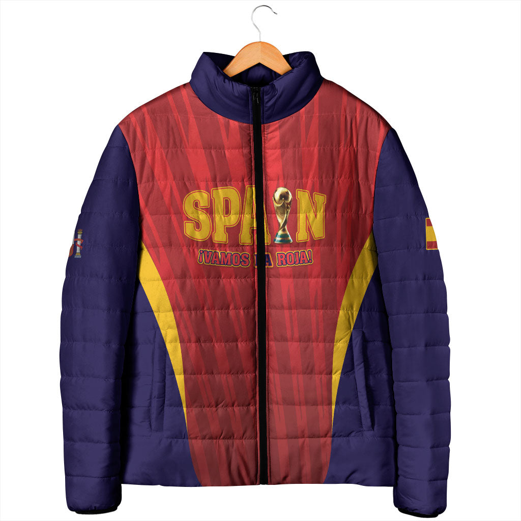 Custom Spain 2026 World Football Padded Jacket Vamos La Roja