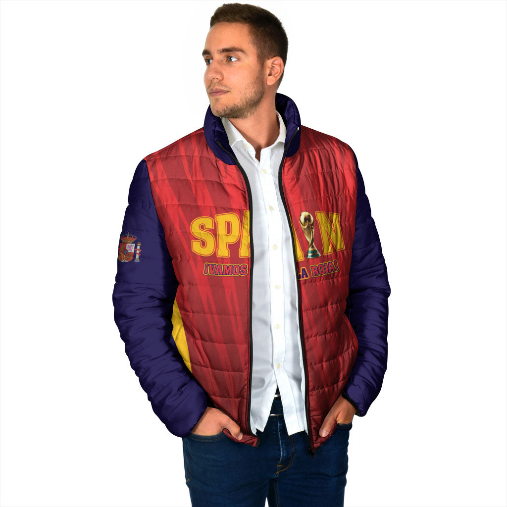Custom Spain 2026 World Football Padded Jacket Vamos La Roja