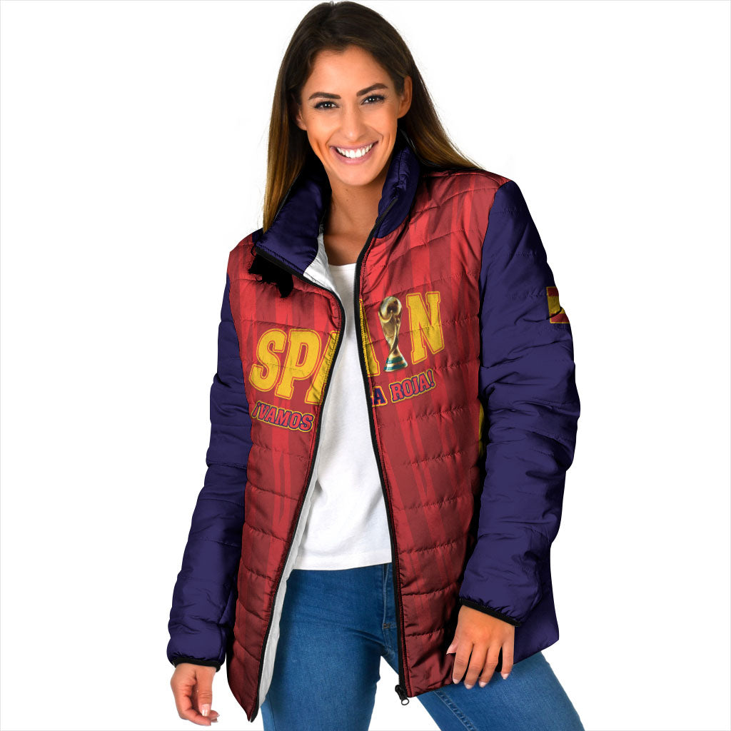 Custom Spain 2026 World Football Padded Jacket Vamos La Roja