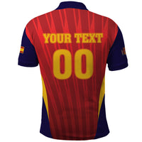 Custom Spain 2026 World Football Polo Shirt Vamos La Roja