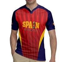 Custom Spain 2026 World Football Rugby Jersey Vamos La Roja