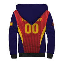 Custom Spain 2026 World Football Sherpa Hoodie Vamos La Roja