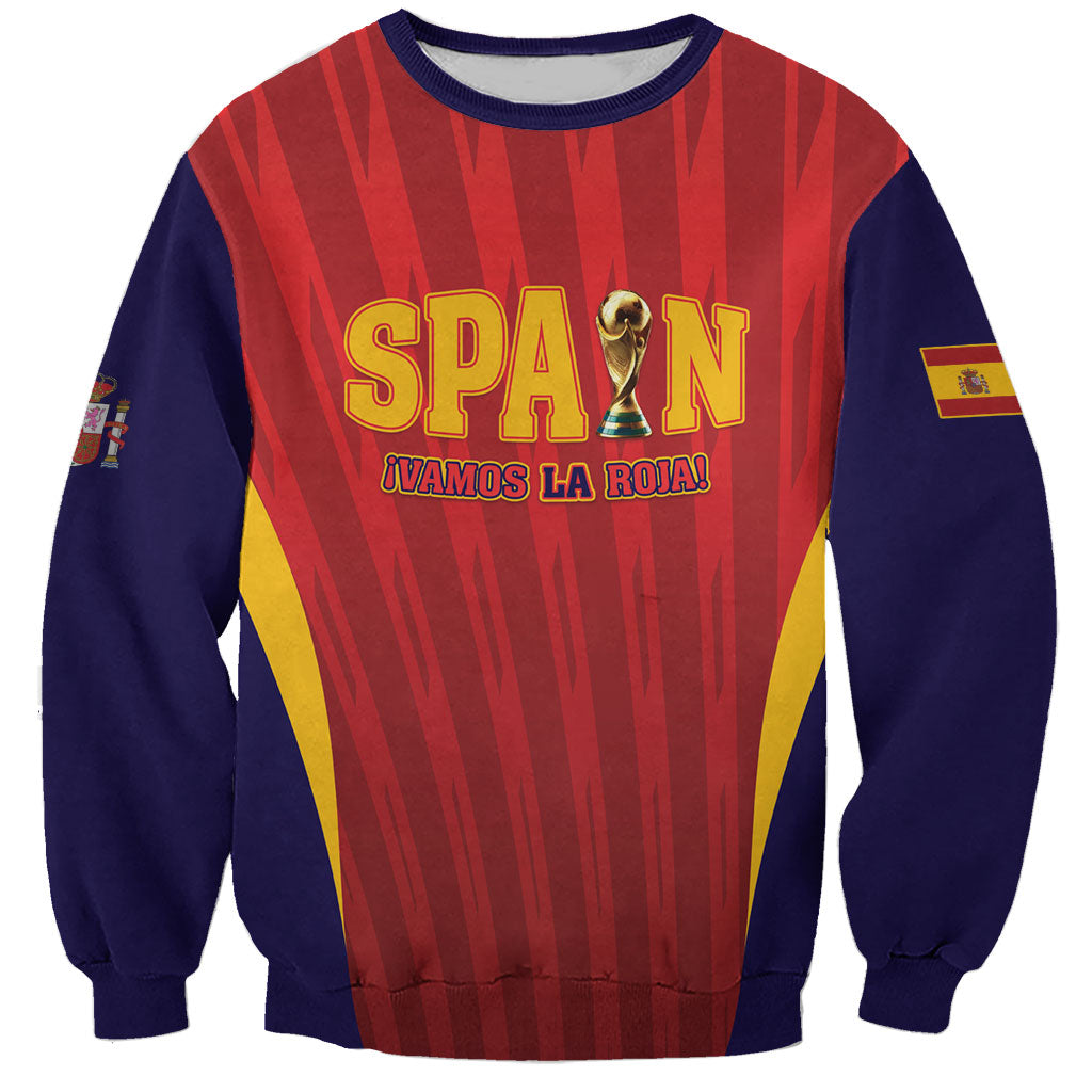 Custom Spain 2026 World Football Sweatshirt Vamos La Roja