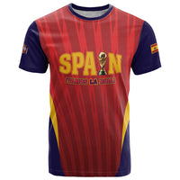 Custom Spain 2026 World Football T Shirt Vamos La Roja