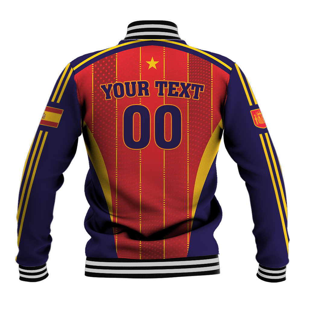 Custom Spain 2026 World Football Baseball Jacket Vamos Espana