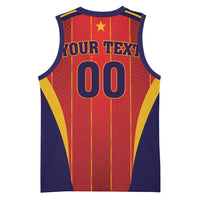 Custom Spain 2026 World Football Basketball Jersey Vamos Espana