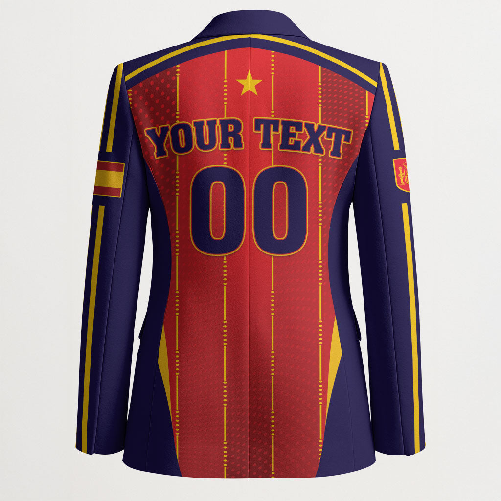 Custom Spain 2026 World Football Blazer Vamos Espana