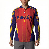 Custom Spain 2026 World Football Button Sweatshirt Vamos Espana