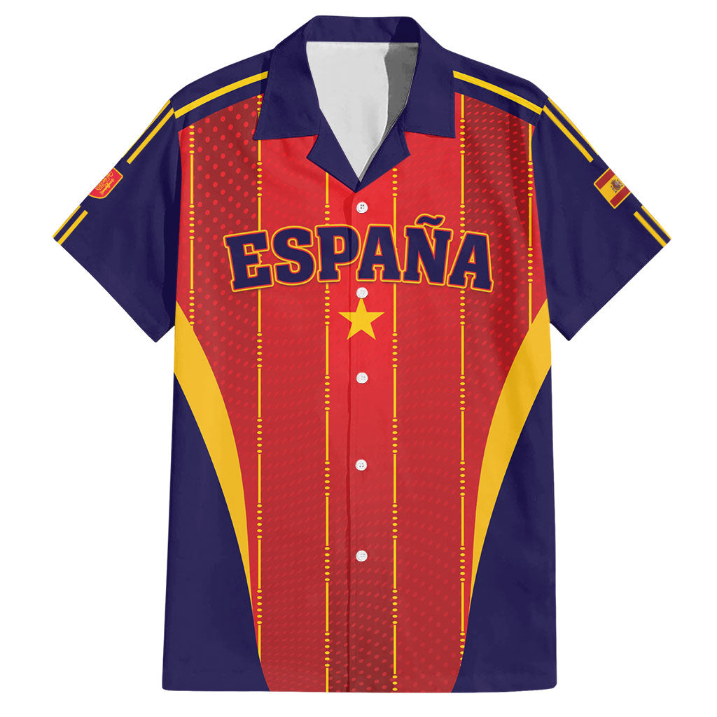 Custom Spain 2026 World Football Hawaiian Shirt Vamos Espana