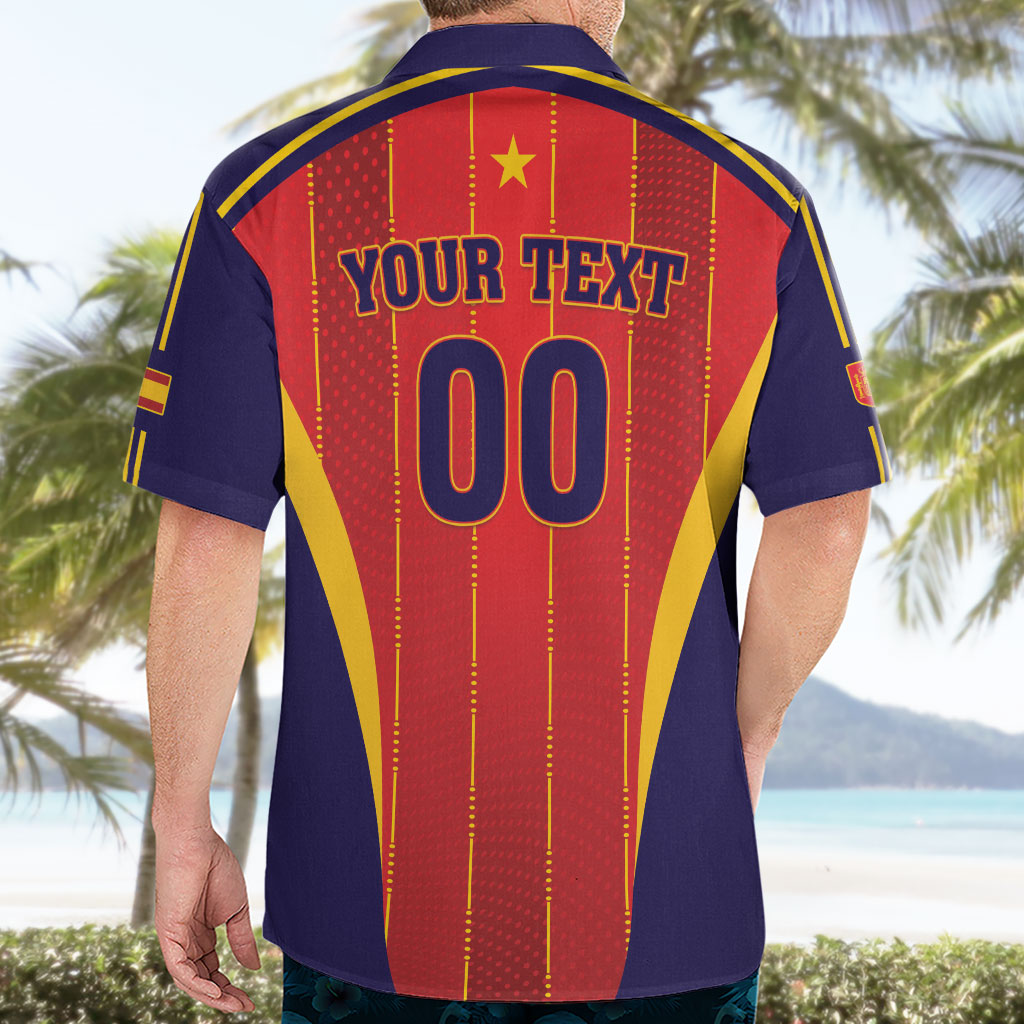Custom Spain 2026 World Football Hawaiian Shirt Vamos Espana