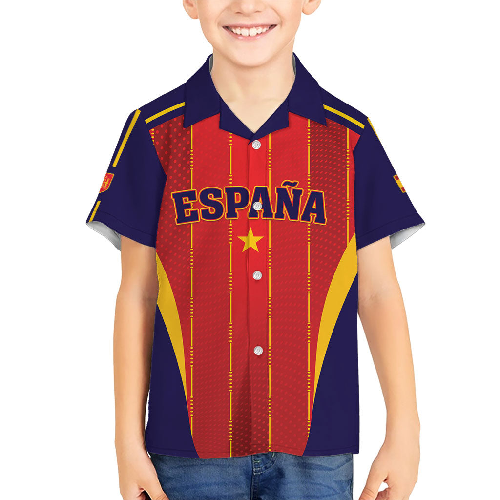 Custom Spain 2026 World Football Hawaiian Shirt Vamos Espana