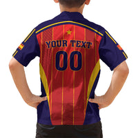 Custom Spain 2026 World Football Hawaiian Shirt Vamos Espana